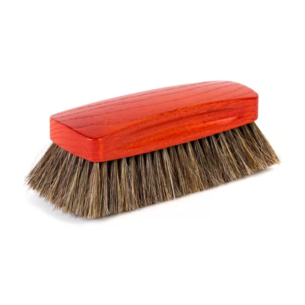 Turms Grosse Polierburste "Handemade Brush" Aus Rot Lasiertem Kirschholz - H