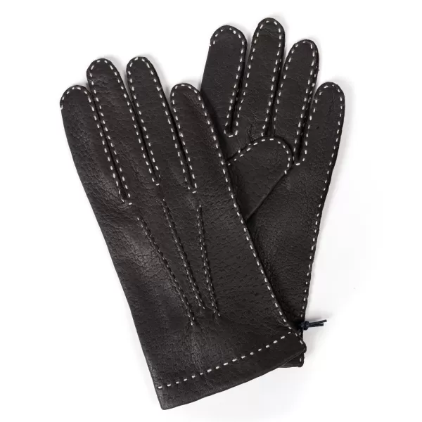 Thomas Riemer Wien Handschuh "Marienbad V" Aus Peccary-Leder - Handgenaht