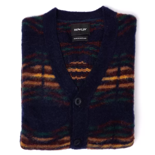 Howlin ' Cardigan "Out Of This World" In Scottish Wool