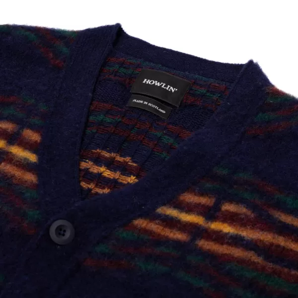 Howlin ' Cardigan "Out Of This World" In Scottish Wool