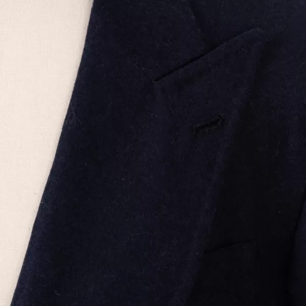 Orazio Luciano Jacket "Bombato Elegante" Made Of Pure Wool Flannel From Standeven - P
