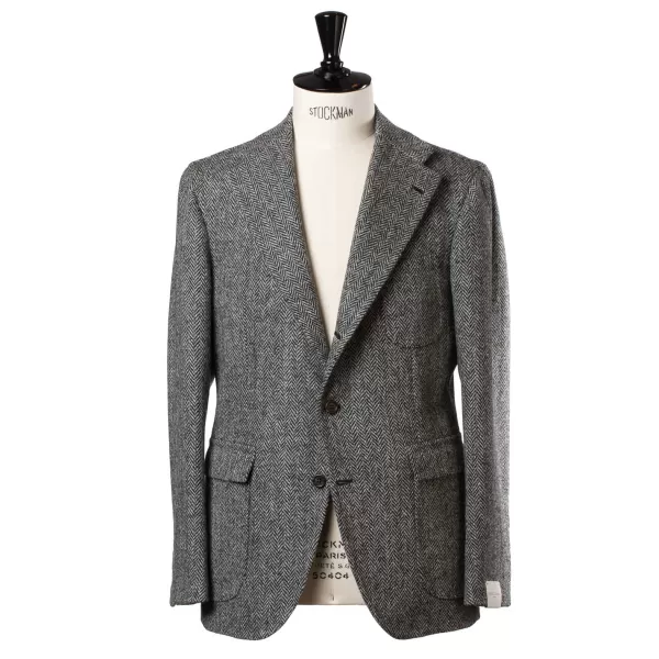 Orazio Luciano Jacket "Cool King" Made Of Original Harris Tweed - Purely Handcrafted