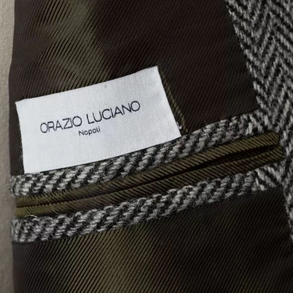 Orazio Luciano Jacket "Cool King" Made Of Original Harris Tweed - Purely Handcrafted