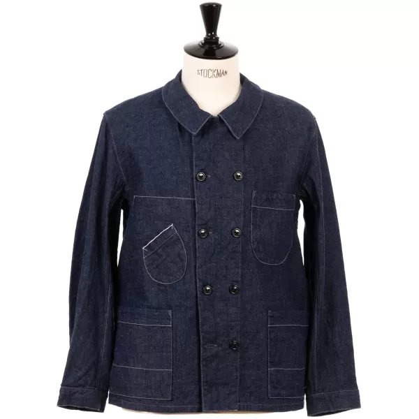 Coherence Jacket "Kees" In Japanese Selvedge Logger Denim