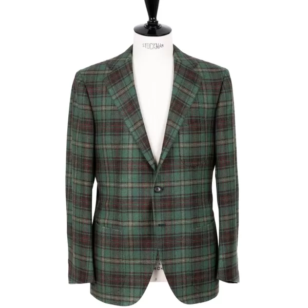 Cesare Attolini Jacket "Nuovo Tartan" From Pure Cashmere - Pure Handwork