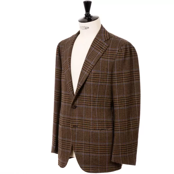 Cesare Attolini Jacket "Prince De Galles" Made Of Pure Merino Wool From Fox Brother'S