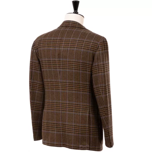 Cesare Attolini Jacket "Prince De Galles" Made Of Pure Merino Wool From Fox Brother'S