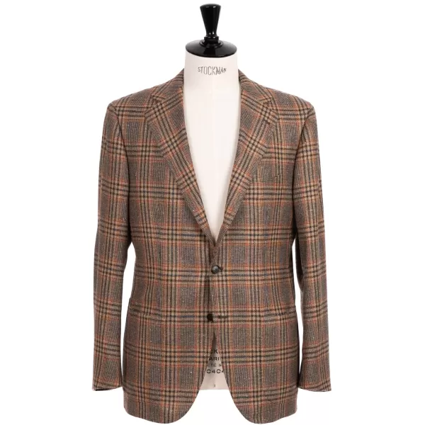 Cesare Attolini Jacket "Terra Di Galles" Made Of Cashmere And Silk - Pure Handwork