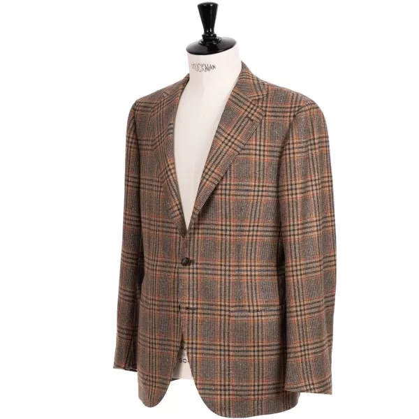 Cesare Attolini Jacket "Terra Di Galles" Made Of Cashmere And Silk - Pure Handwork