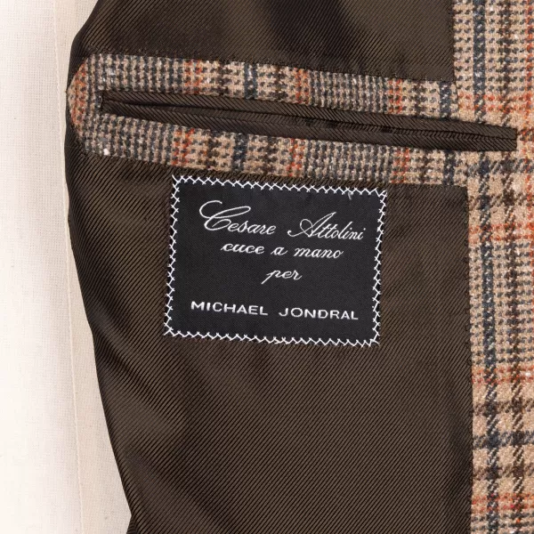 Cesare Attolini Jacket "Terra Di Galles" Made Of Cashmere And Silk - Pure Handwork