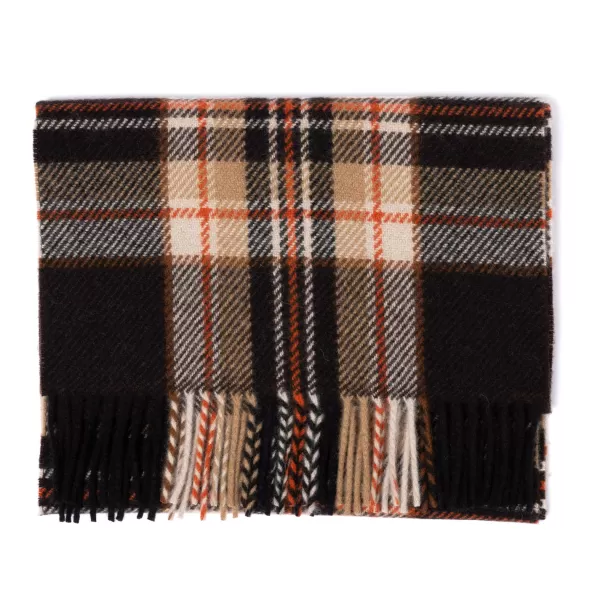 Joshua Ellis X Mj: Heritage Classic Tartan Check Scarf In Pure Scottis