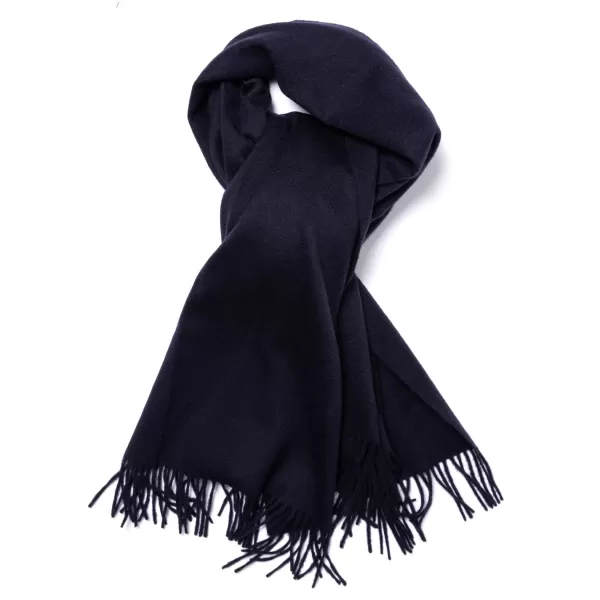 Joshua Ellis X Mj: Ripple Plain Stole Scarf In Pure Scottish Cashmere