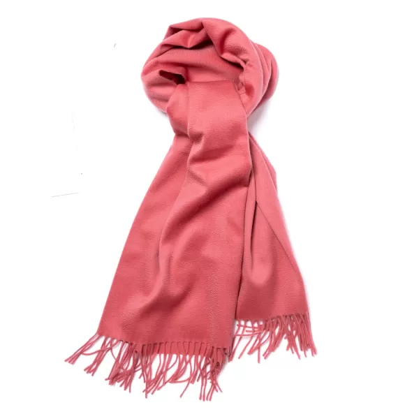 Joshua Ellis X Mj: Ripple Plain Stole Scarf In Pure Scottish Cashmere