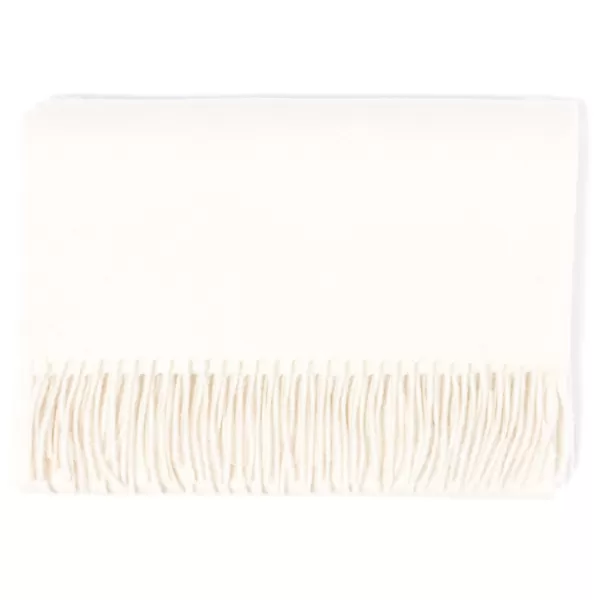 Joshua Ellis X Mj: Ripple Plain Stole Scarf In Pure Scottish Cashmere