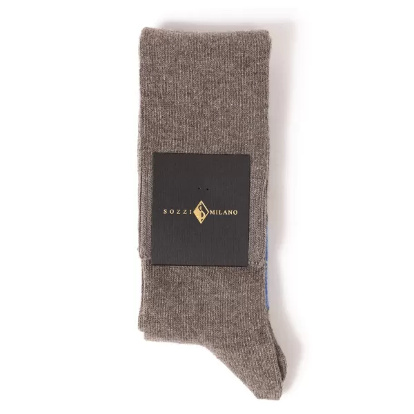 Sozzi Knee Sock "Argyle" From A Cashmere Blend