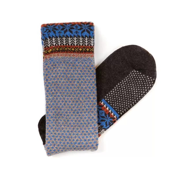 Sozzi Knee Sock "Fairisle Stars" Made Of A Cashmere Mix