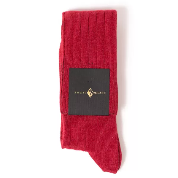 Sozzi Knee Sock "Wide Rib" From A Cashmere Blend