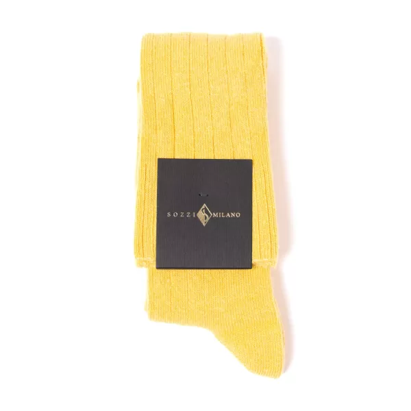 Sozzi Knee Sock "Wide Rib" From A Cashmere Blend