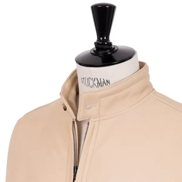 Rifugio Leather Jacket "New Luxury Bomber" From Grown Lambskin - Handmade