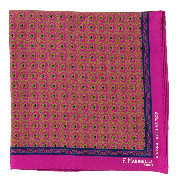 E. Marinella Limited Edition - Pocket Square "Archive 1958"