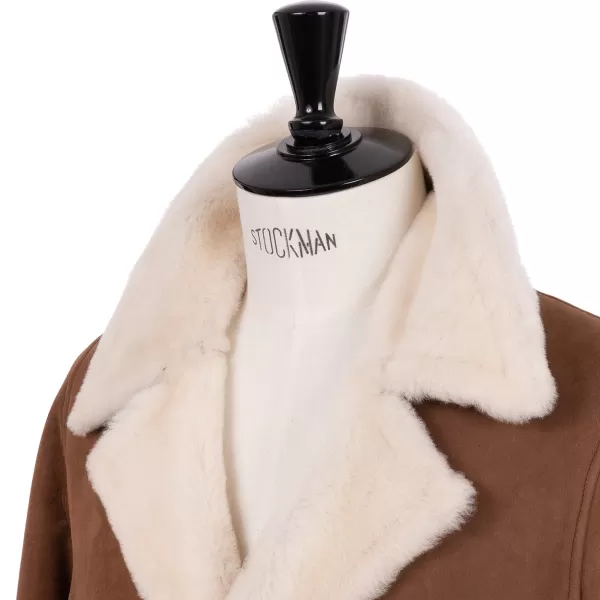 Rifugio Limited Edition: Caban Jacket "New Robert" From Grown Lambskin - Handm