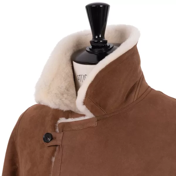 Rifugio Limited Edition: Caban Jacket "New Robert" From Grown Lambskin - Handm