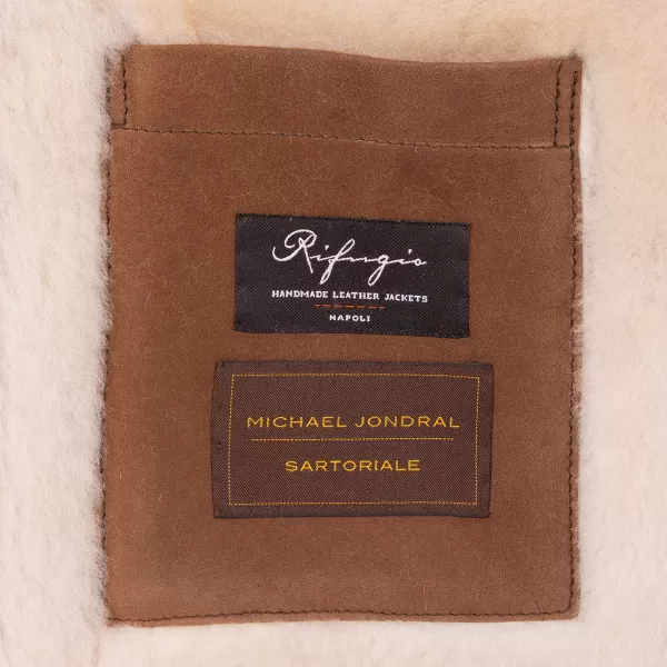 Rifugio Limited Edition: Caban Jacket "New Robert" From Grown Lambskin - Handm