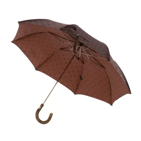 Maglia Limited Edition: Pocket Umbrella "Flying Ducks" With Ash Wood Handle
