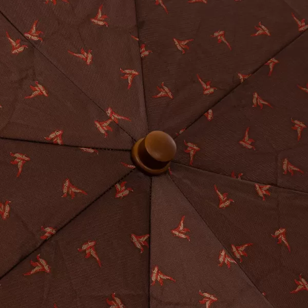 Maglia Limited Edition: Pocket Umbrella "Flying Ducks" With Ash Wood Handle