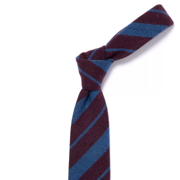 Cesare Attolini Limited Edition: Tie "Multipla Strisce" Of Pure Cashmere - Handrolled