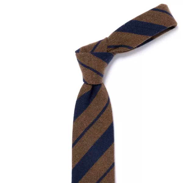 Cesare Attolini Limited Edition: Tie "Multipla Strisce" Of Pure Cashmere - Handrolled