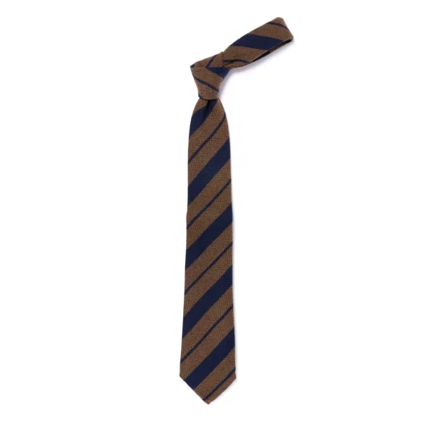 Cesare Attolini Limited Edition: Tie "Multipla Strisce" Of Pure Cashmere - Handrolled