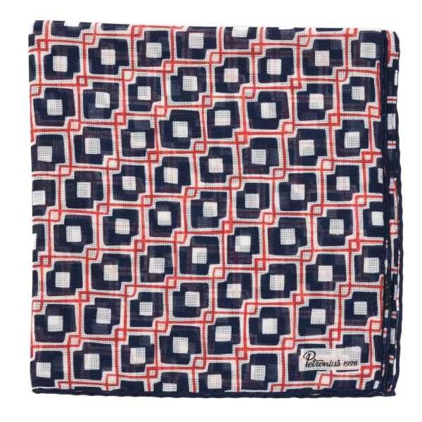 Petronius Limited Edition: Wool And Silk Pocket Square "Vintage 55