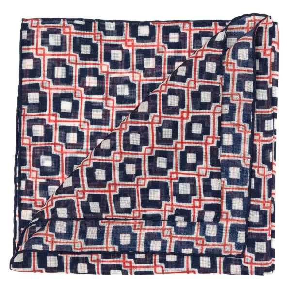 Petronius Limited Edition: Wool And Silk Pocket Square "Vintage 55