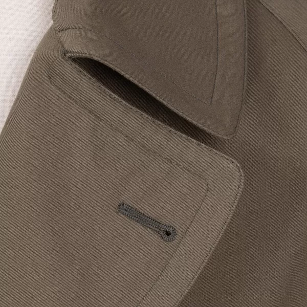 Justo Gimeno Limited Edition X Mj: Coat "Hemingway Trench Coat" In Pure Cotton