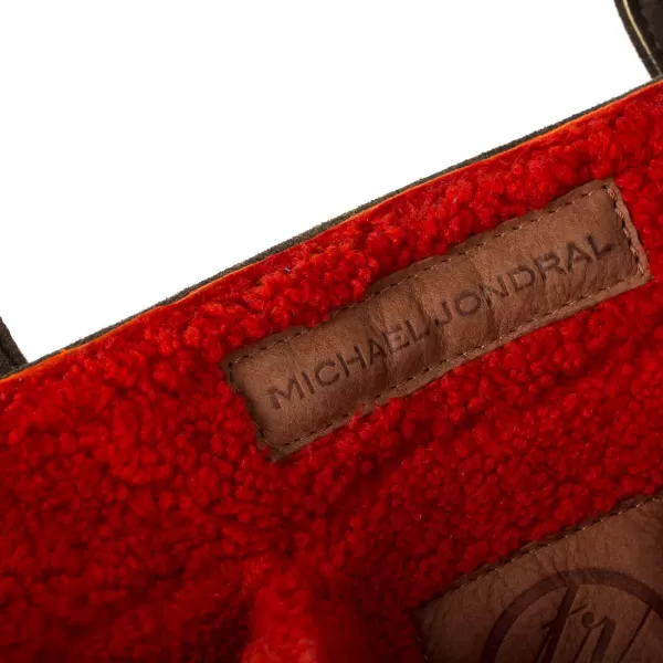 Thomas Riemer Wien Mj Exclusive: Bottle Bag "Cuvee" Made Of Forest Green Goatskin - Handm