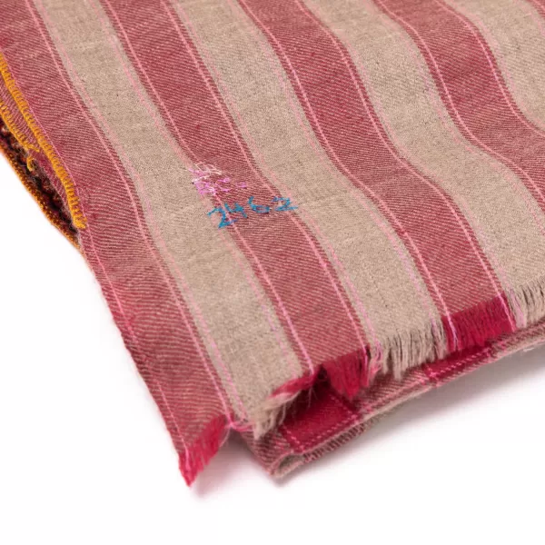 Yaser Shaw Mj Scarf "Jagalpuri" Made Of Finest Hand Embroidered Pashmina Cashmere