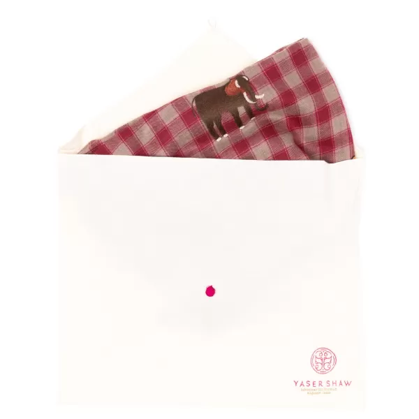 Yaser Shaw Mj Scarf "Jagalpuri" Made Of Finest Hand Embroidered Pashmina Cashmere