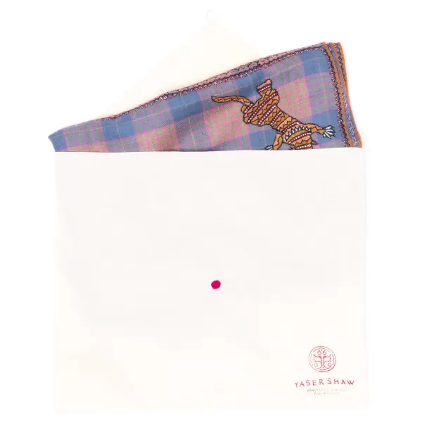 Yaser Shaw Mj Scarf "Shimla" Made Of Finest Hand Embroidered Pashmina Cashmere -