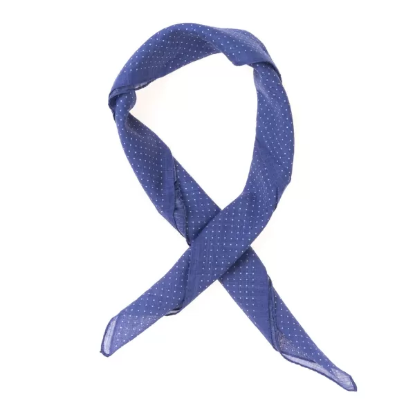 Anderson u0026 Sheppard Neck-Square "Mini Spots" Made Of Pure Cotton