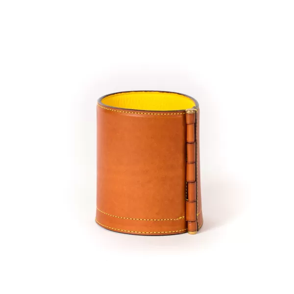 Felisi Office Organizer "Pen Tube" From Saddle Leather - Handcrafted