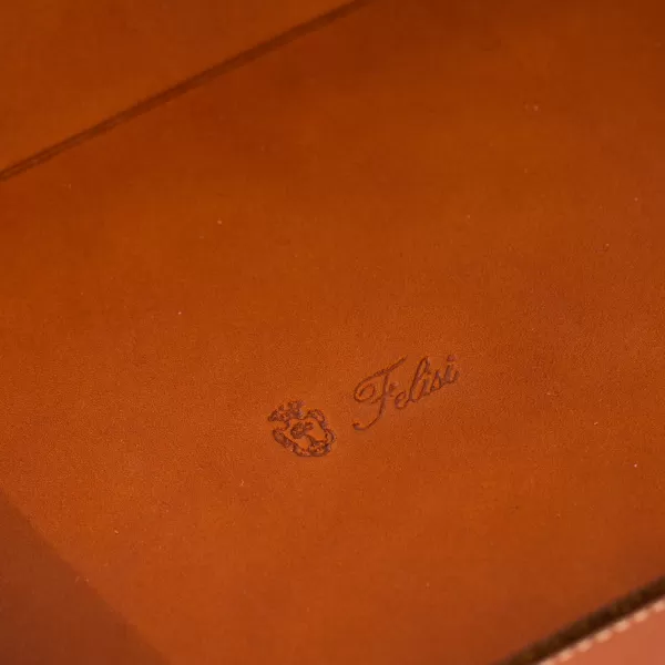 Felisi Office Organizer "Utensils Bowl" From Saddle Leather - Handcrafted