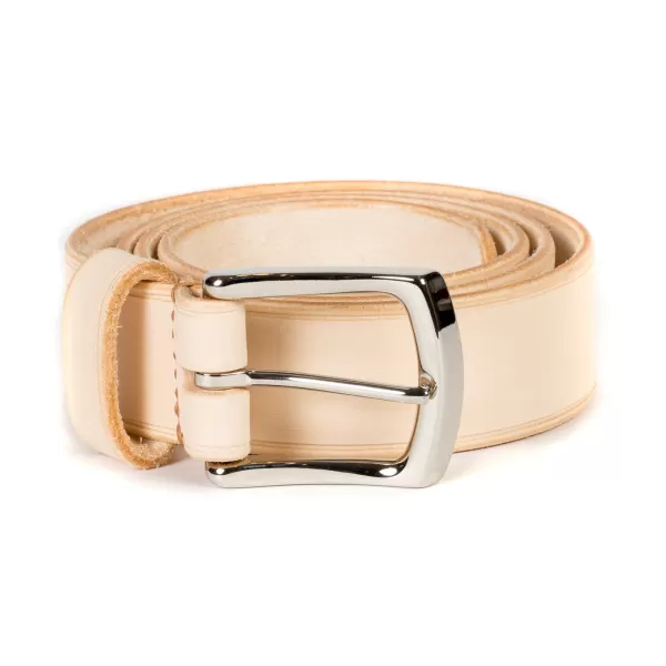 Specials X MJ Oreste Mallus X Mj - Belt "Semplice" Made Of Olive-Tanned Cowskin