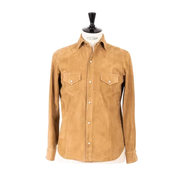 Rifugio Overshirt "Italo Western" Made Of Finest Goatskin - Handmade