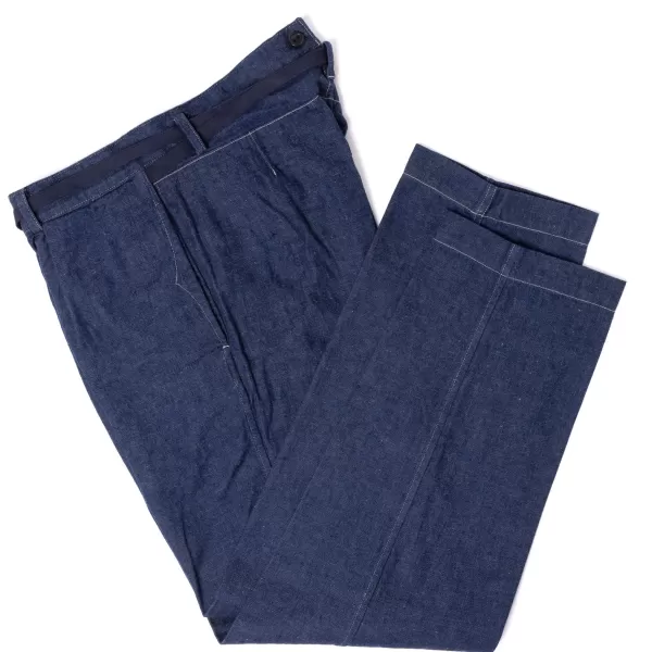 Coherence Pants "Alain" In Japanese Selvedge Logger Denim