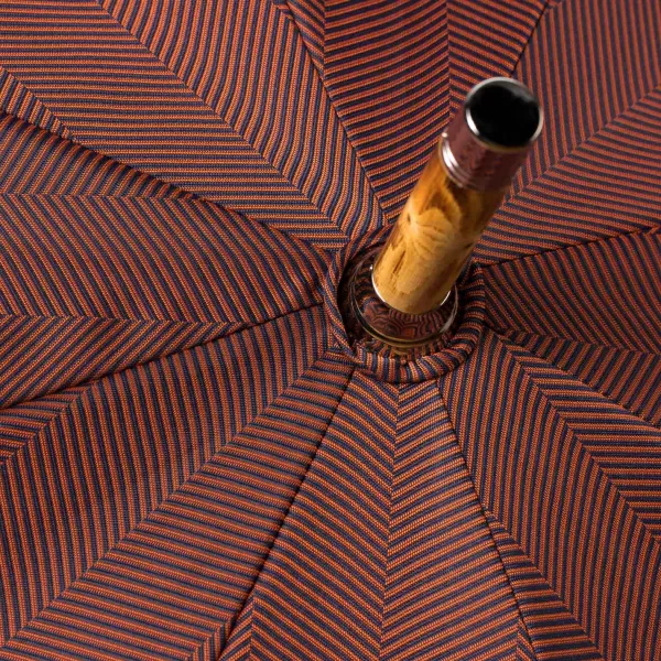 Maglia Patterned Cane Umbrella "Lord" With Handle Ash Wood Natural - Purely H