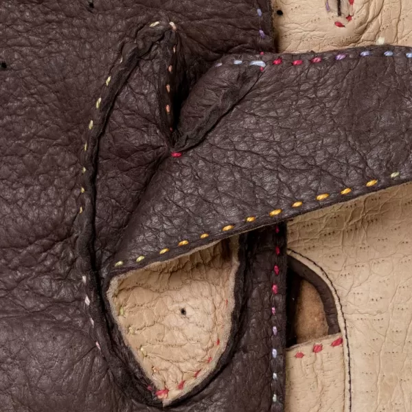 Thomas Riemer Wien Perforated Glove "Salzburgring" Made Of Peccary Leather