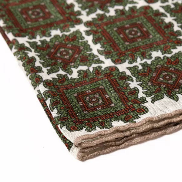 Petronius Pocket Square "Vintage 58" Made Of Wool And Silk