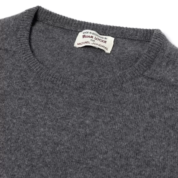 William Lockie Pure Geelong Lambswool "Leven Crew" Sweater - 2 Ply