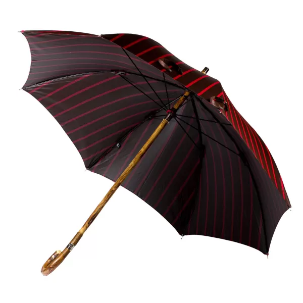 Maglia Red Umbrella With Wooden Handle